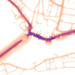 Daytime road noise heatmap for BN43 5DW