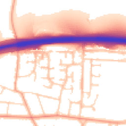 Daytime road noise heatmap for BN43 5GS
