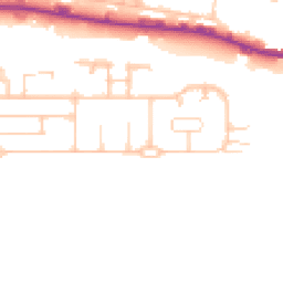 Daytime road noise heatmap for BN43 5HR