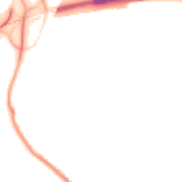 Night-time road noise heatmap for BN43 5NN