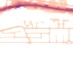 Daytime road noise heatmap for BN43 5RF