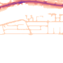 Daytime road noise heatmap for BN43 5RG