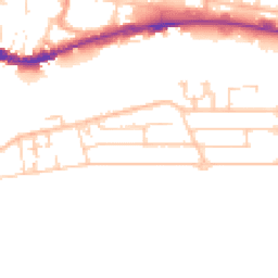 Daytime road noise heatmap for BN43 5RP
