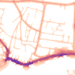 Daytime road noise heatmap for BN43 5UA