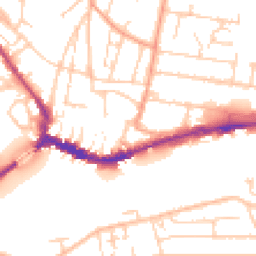 Daytime road noise heatmap for BN43 5ZD