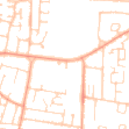 Daytime road noise heatmap for BN43 6BX