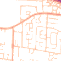 Daytime road noise heatmap for BN43 6DD