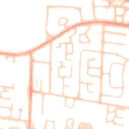 Daytime road noise heatmap for BN43 6GX