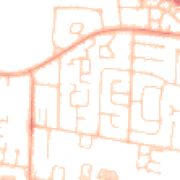 Daytime road noise heatmap for BN43 6GZ