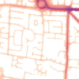 Daytime road noise heatmap for BN43 6LR