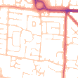 Daytime road noise heatmap for BN43 6LZ