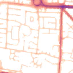 Daytime road noise heatmap for BN43 6NA