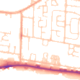 Daytime road noise heatmap for BN43 6NS