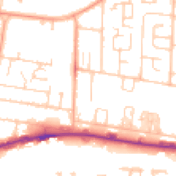 Daytime road noise heatmap for BN43 6PN