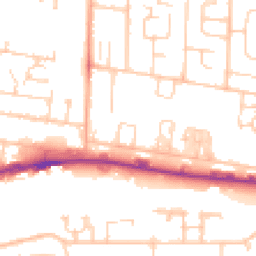 Daytime road noise heatmap for BN43 6PQ