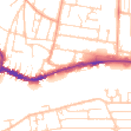 Daytime road noise heatmap for BN43 6RB