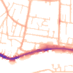 Daytime road noise heatmap for BN43 6WE