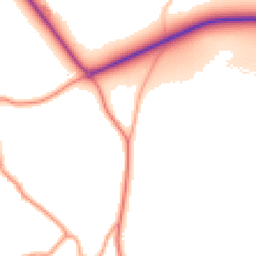 Daytime road noise heatmap for BN45 7AD