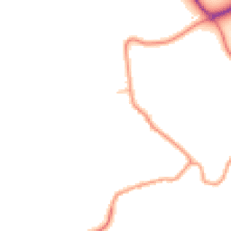 Daytime road noise heatmap for BN45 7AE