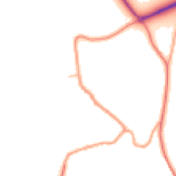 Daytime road noise heatmap for BN45 7AH