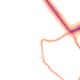 Daytime road noise heatmap for BN45 7AN