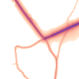 Daytime road noise heatmap for BN45 7AP