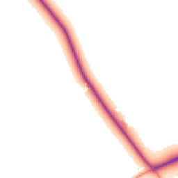 Daytime road noise heatmap for BN45 7AZ