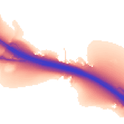 Daytime road noise heatmap for BN45 7EB
