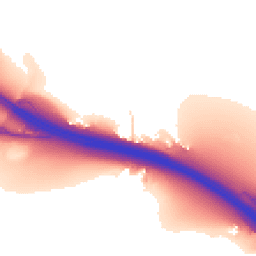 Daytime road noise heatmap for BN45 7EE