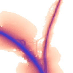 Daytime road noise heatmap for BN45 7FD