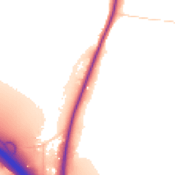Daytime road noise heatmap for BN45 7FF