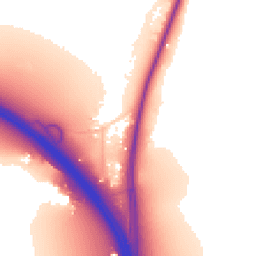 Daytime road noise heatmap for BN45 7FQ
