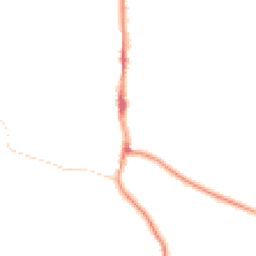 Night-time road noise heatmap for BN5 9DD