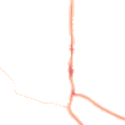 Night-time road noise heatmap for BN5 9DG