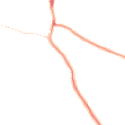 Night-time road noise heatmap for BN5 9DN