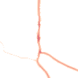 Night-time road noise heatmap for BN5 9DQ