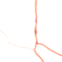 Night-time road noise heatmap for BN5 9DS