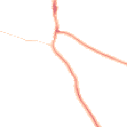 Night-time road noise heatmap for BN5 9DW