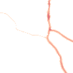 Night-time road noise heatmap for BN5 9EA