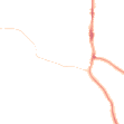 Night-time road noise heatmap for BN5 9EL