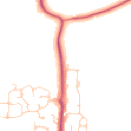 Daytime road noise heatmap for BN5 9LF