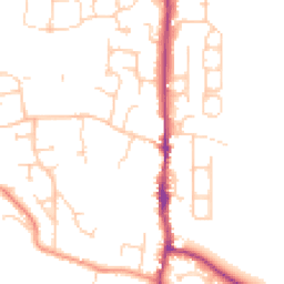 Daytime road noise heatmap for BN5 9NX