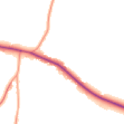 Daytime road noise heatmap for BN5 9SS