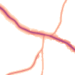 Daytime road noise heatmap for BN5 9SX