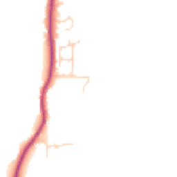 Daytime road noise heatmap for BN5 9YA