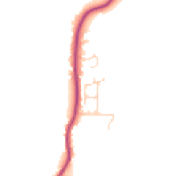 Daytime road noise heatmap for BN5 9YB
