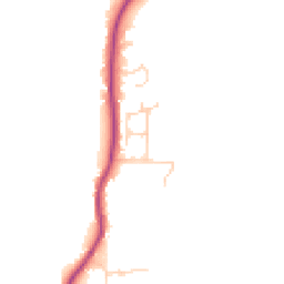Daytime road noise heatmap for BN5 9YE