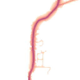 Daytime road noise heatmap for BN5 9YR