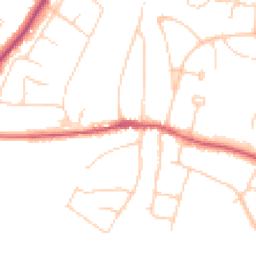 Daytime road noise heatmap for BN6 8AN