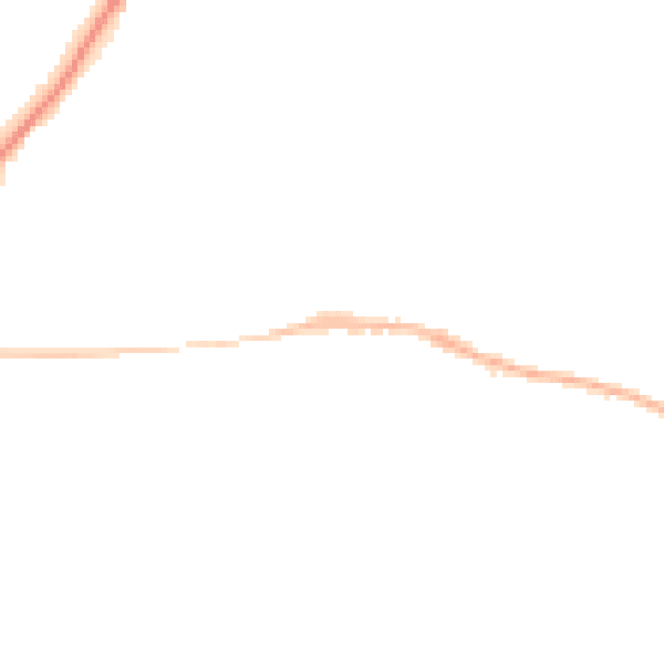 Night-time road noise heatmap for BN6 8AN